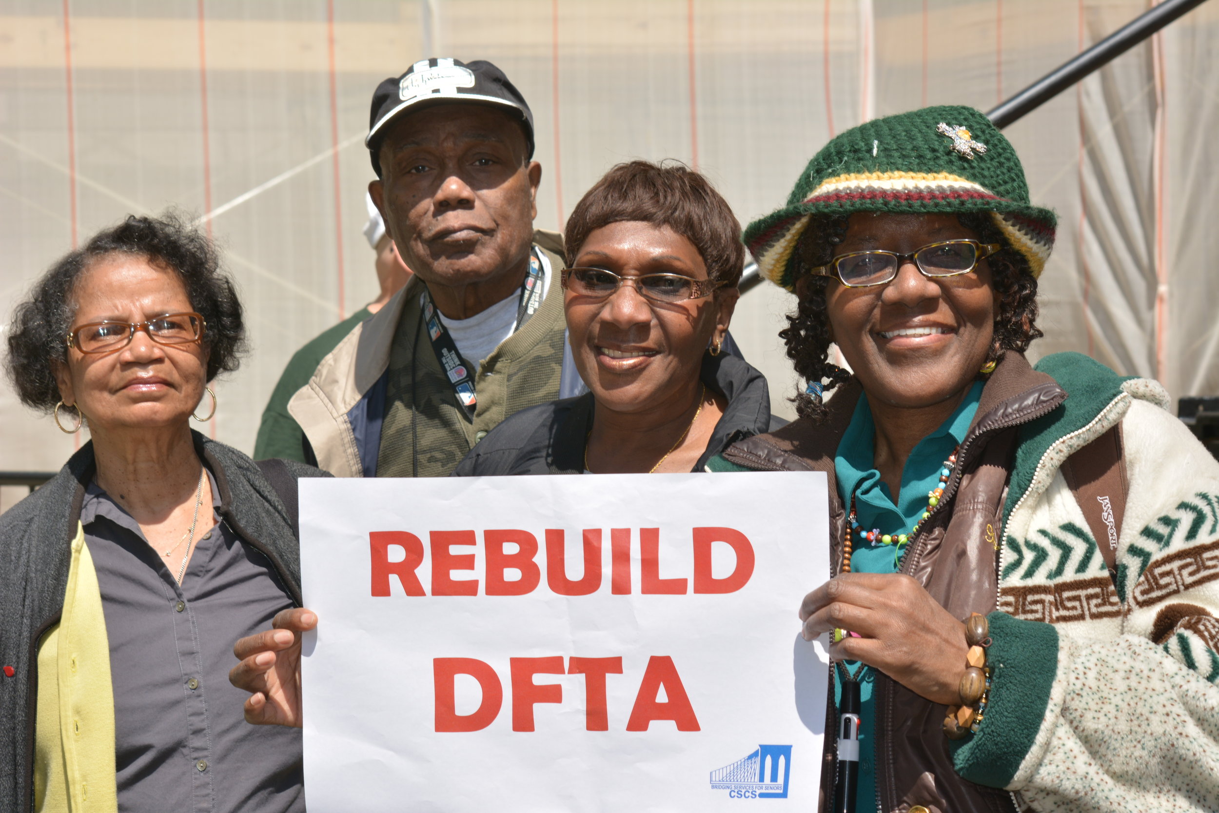 Older Adults Share "Rebuild DFTA" Message