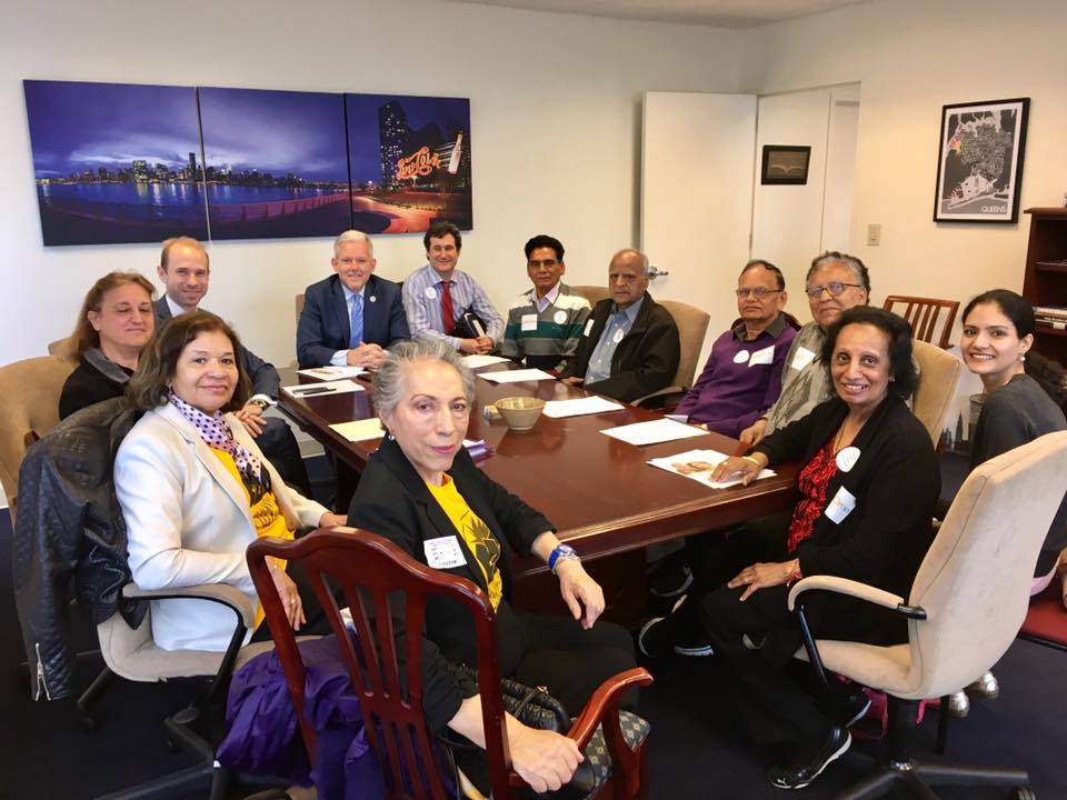 Senior Center Participants Meet With Council Member Van Bramer