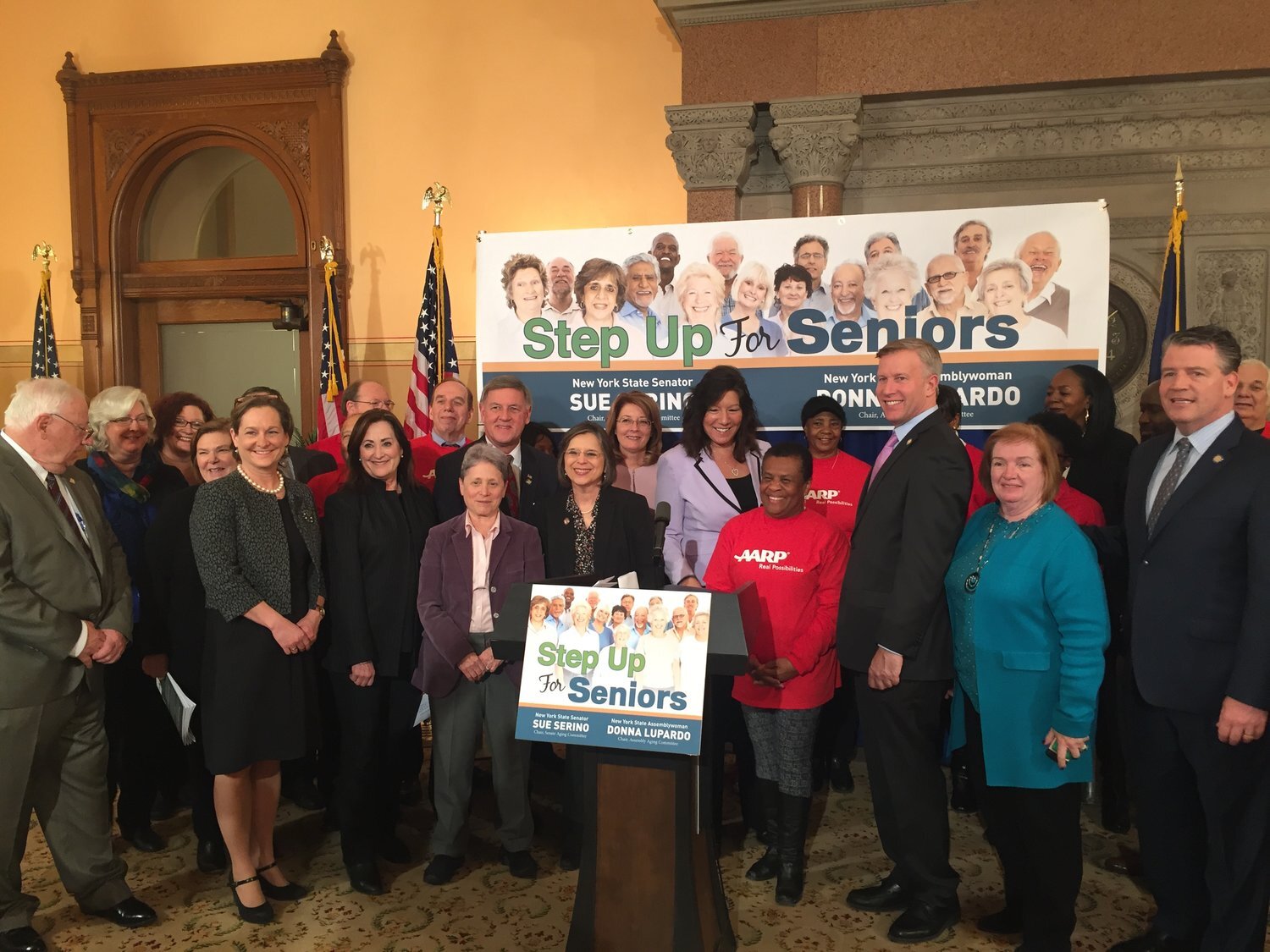 LiveOn NY Joins Senate and Assembly Members to Call on the State to "Step Up for Seniors"