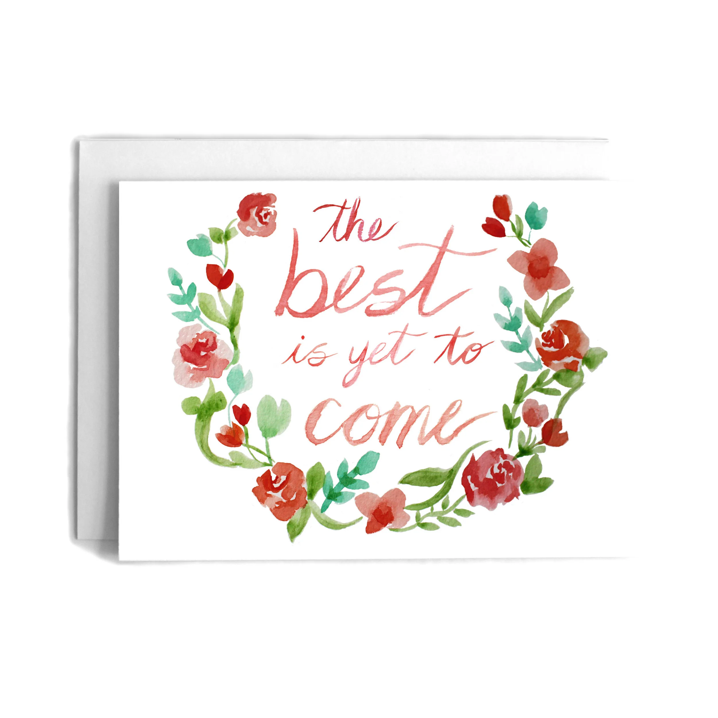 The Best Is Yet To Come Wedding Greeting Card Cafe Notes Company