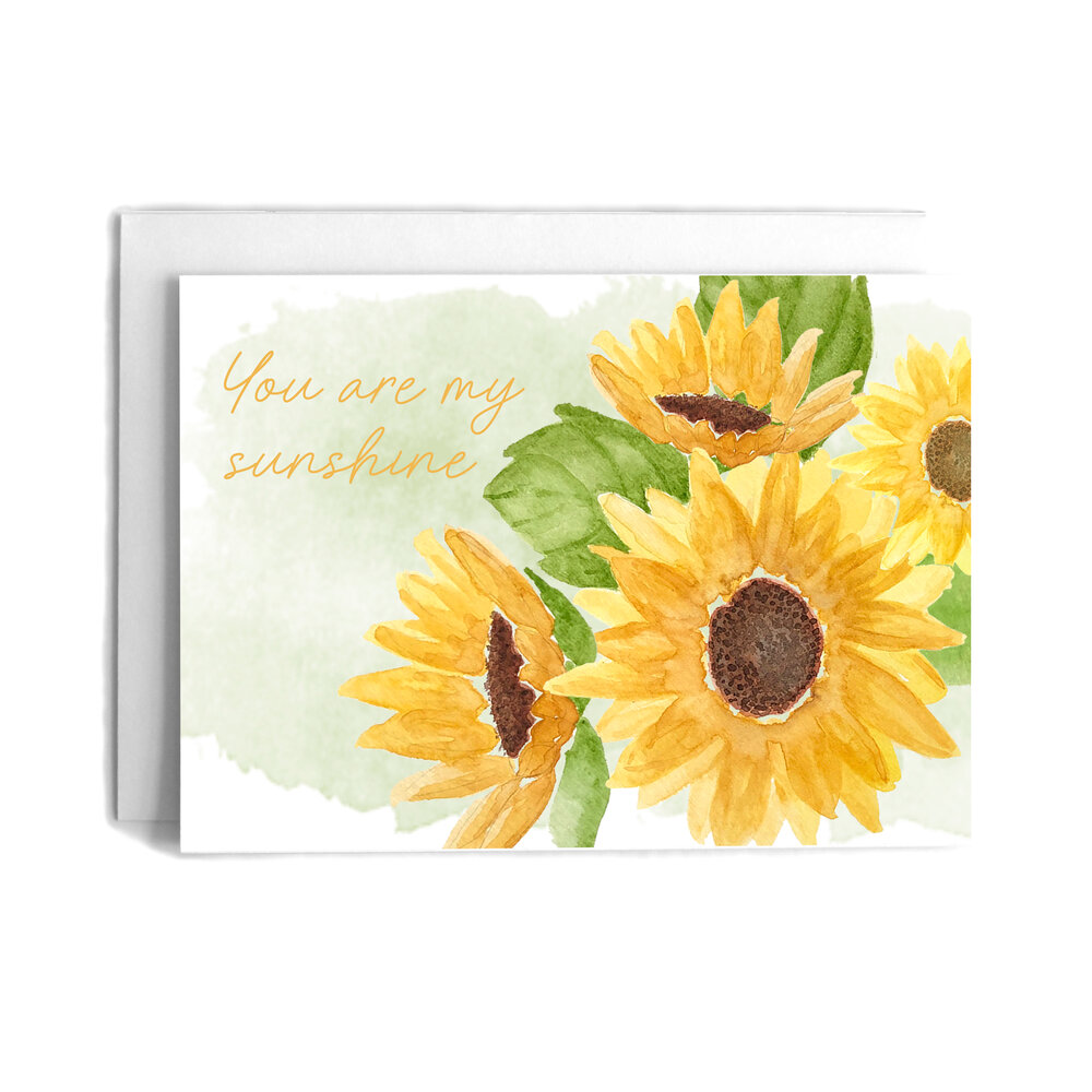 You are my sunshine lyrics | Greeting Card