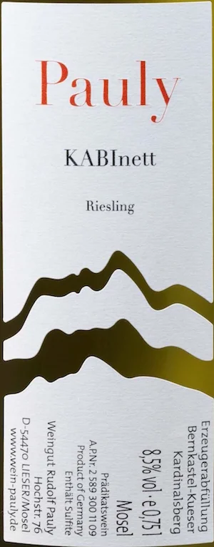 Bernkasteler Kardinalsberg Riesling Kabinett