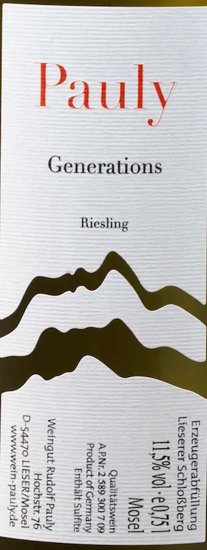 Riesling Feinherb Generations