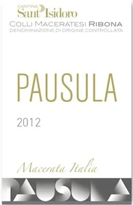 "Pausula" D.O.C. Colli Maceratesi Ribona