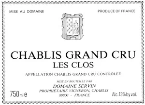 Chablis Grand Cru "Les Clos"