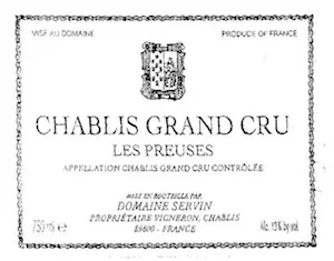 Chablis Grand Cru "Les Preuses"