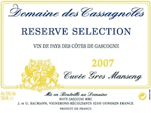 Reserve Selection Cuvée Gros Manseng