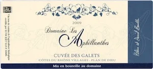 Côtes-du-Rhône "Galets Plan de Dieu"