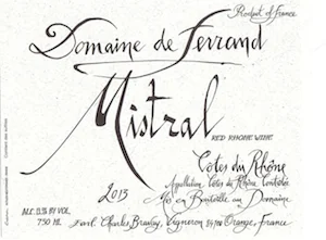 Côtes-du-Rhône Classique Mistral