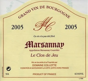 Marsannay "Le Clos de Jeu"