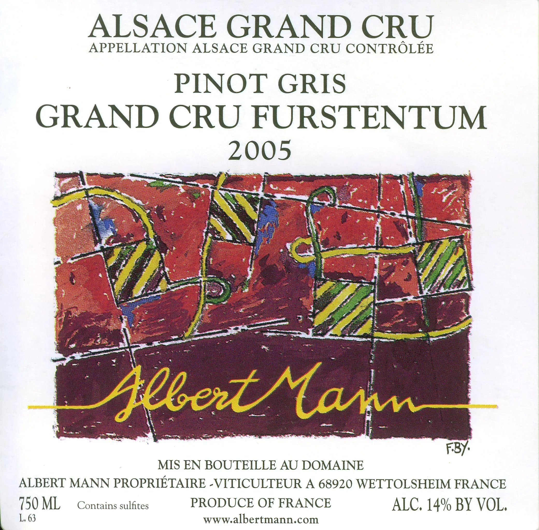 Pinot Gris Grand Cru Furstentum