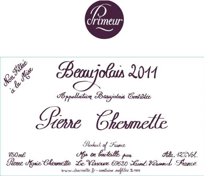 Beaujolais Primeur "Pierre Chermette"