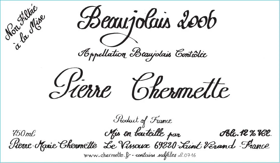 Beaujolais "Pierre Chermette"
