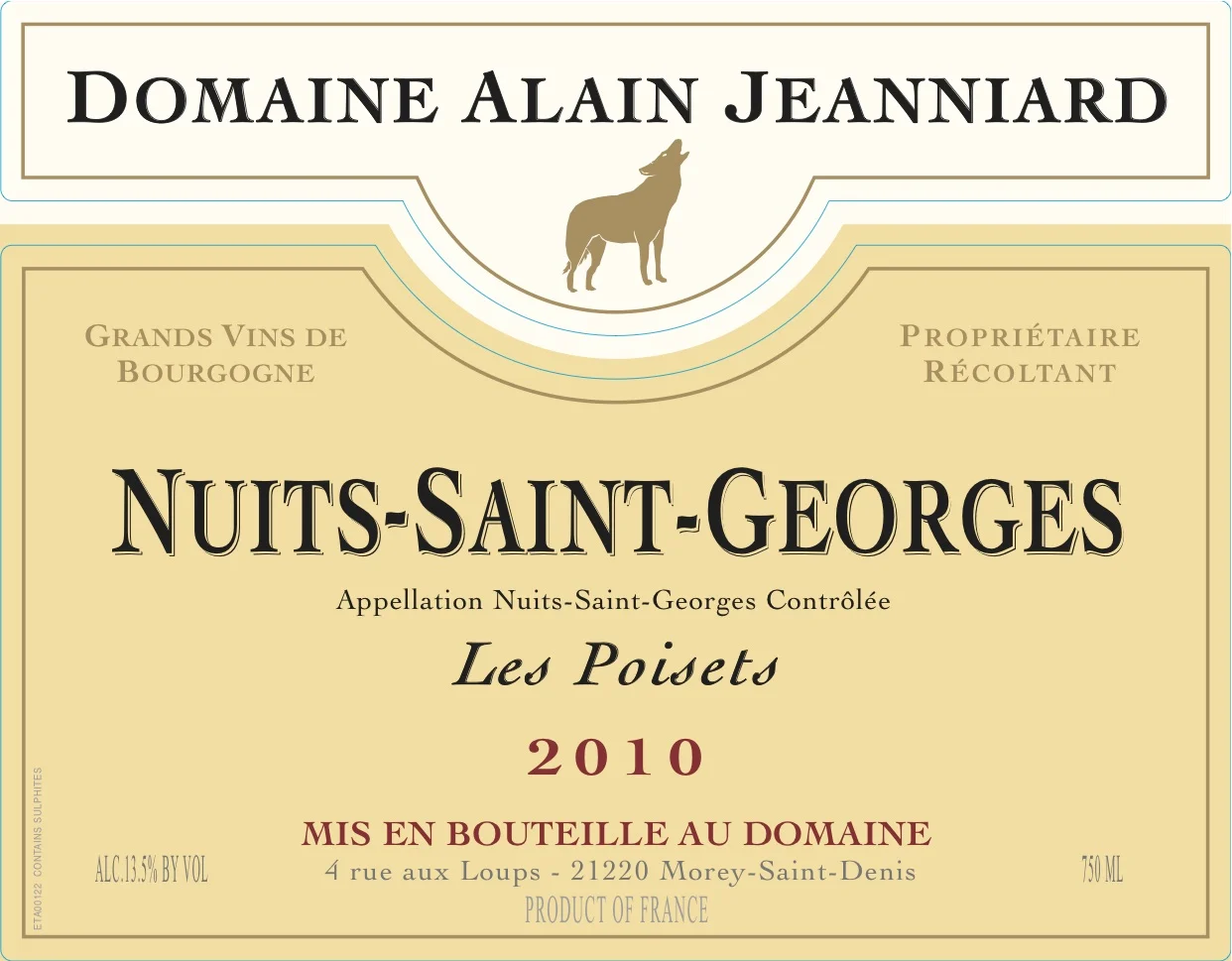 Nuit-Saint-Georges "Les Poisets"