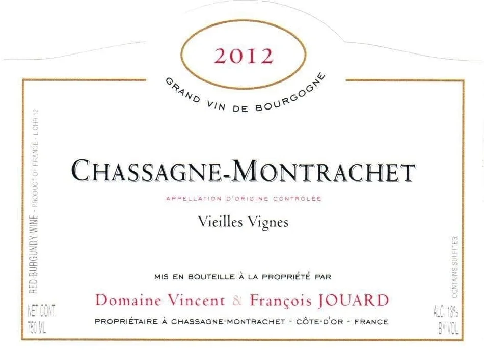 Chassagne-Montrachet Vieilles Vignes
