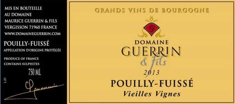 Pouilly- Fuissé Vieilles Vignes