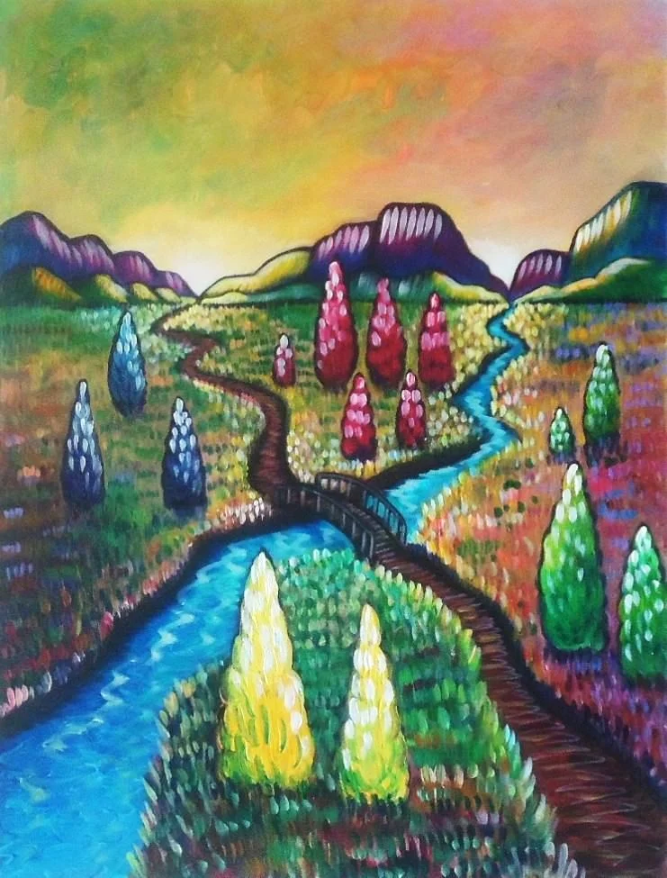 152  Bridge YRBG trees River.JPG