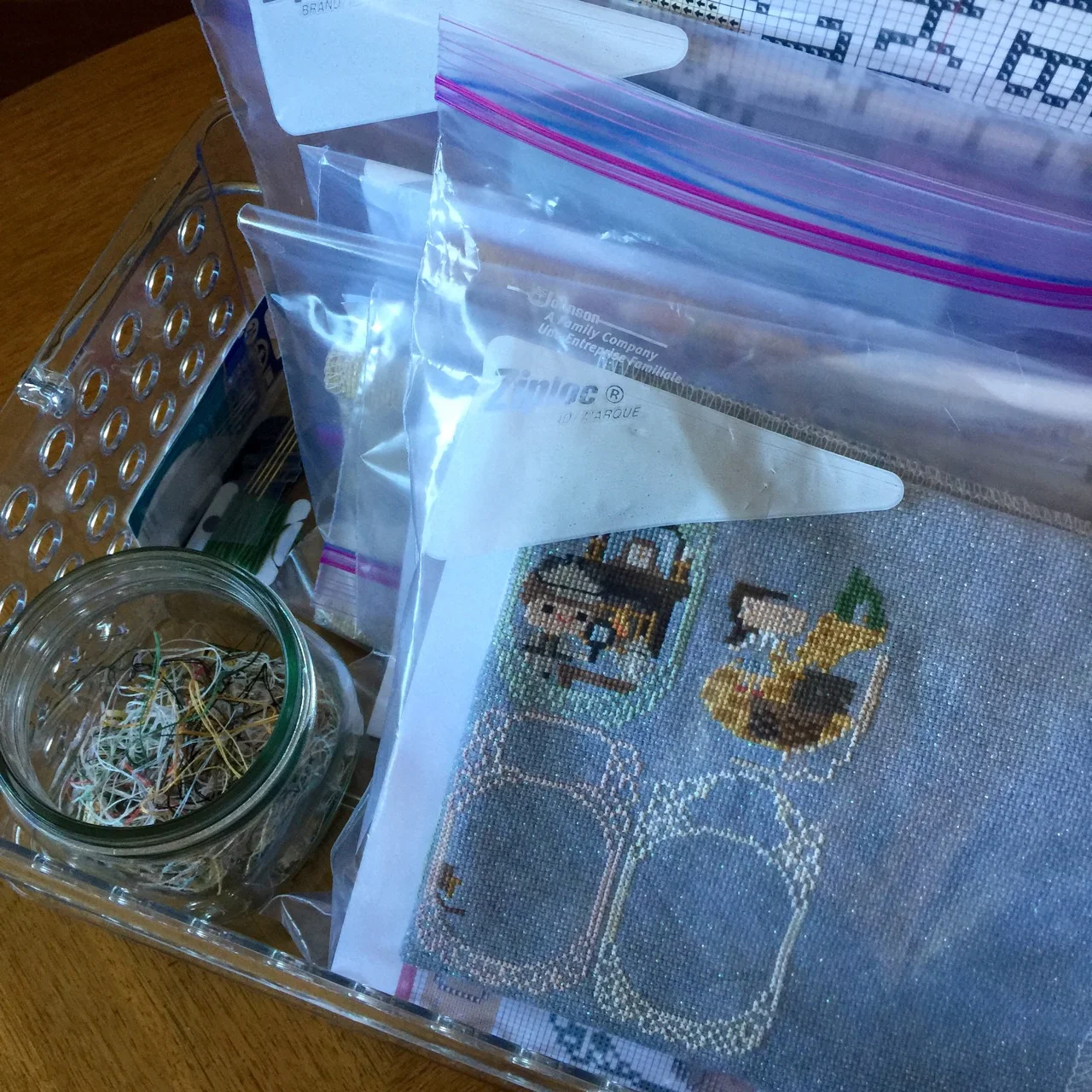 How I make cross stitch work in my fringe minutes