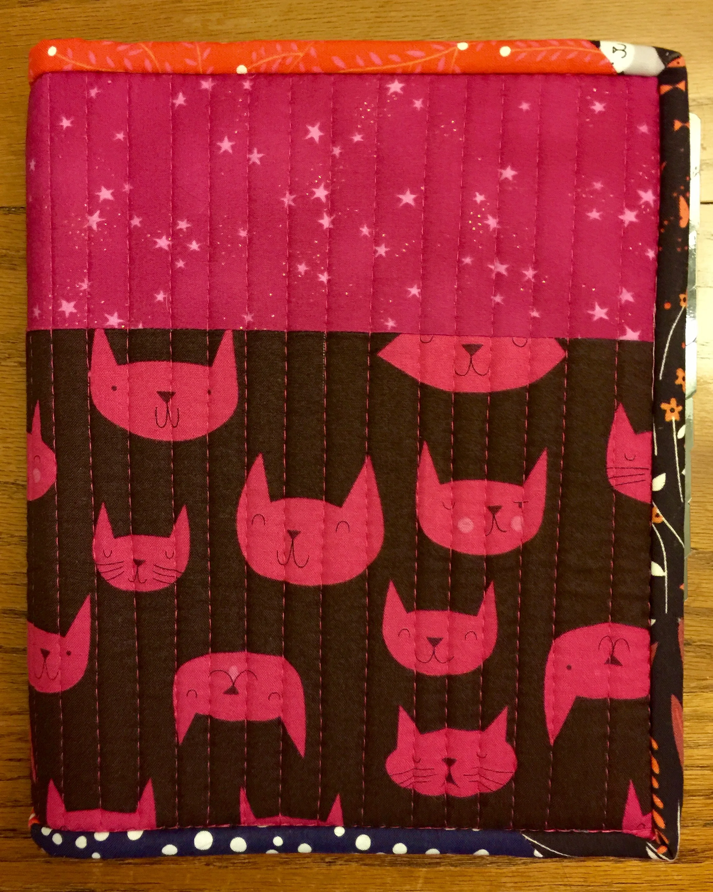 Quilted Planner Cover for the 2016 Get To Work Book + suggestions on how to adapt the size to fit any planner