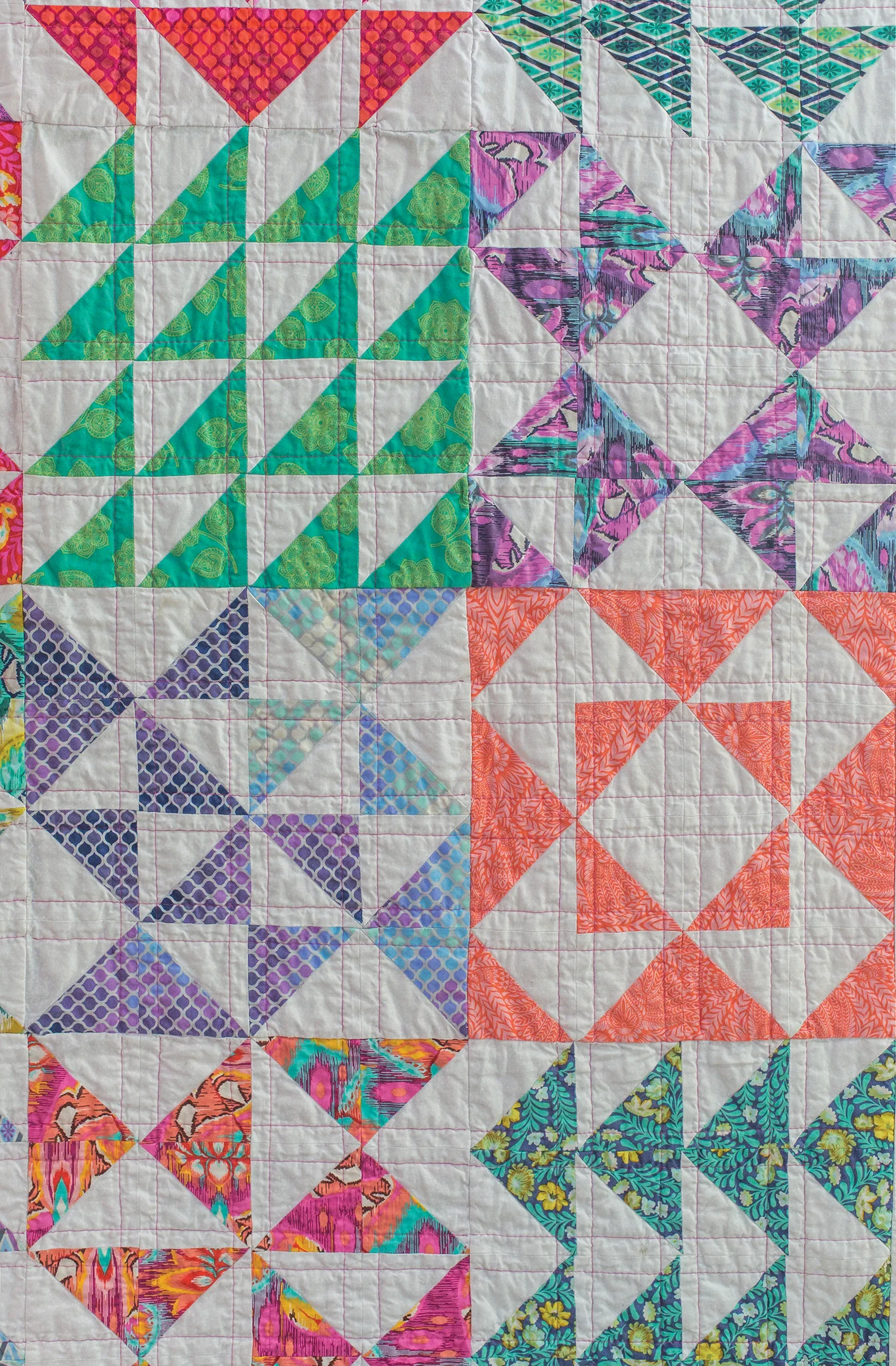 Half and Half Quilt Pattern + Block Gallery