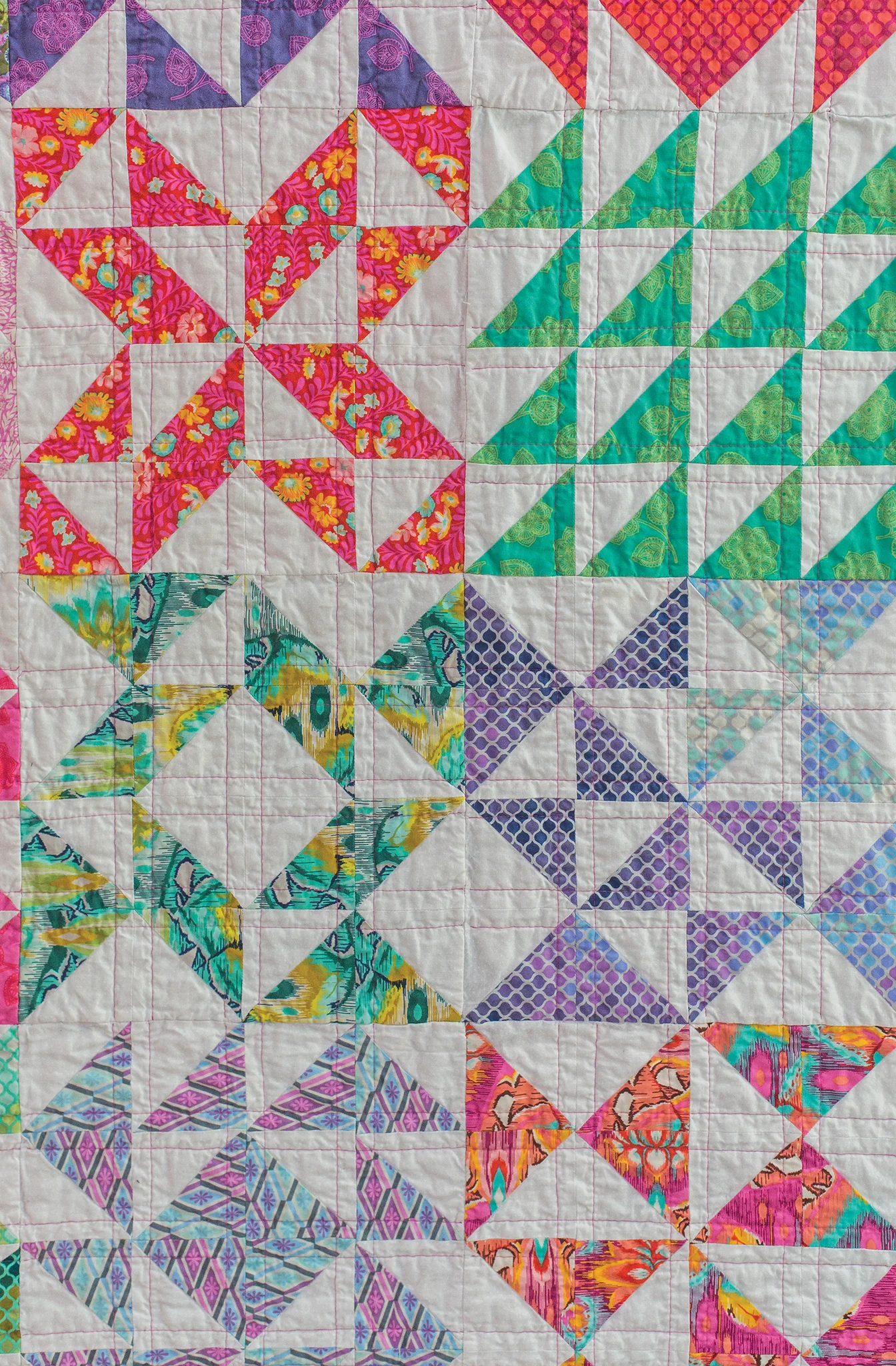 Half and Half Quilt Pattern + Block Gallery
