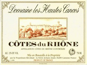 Domaine les Hautes Cances