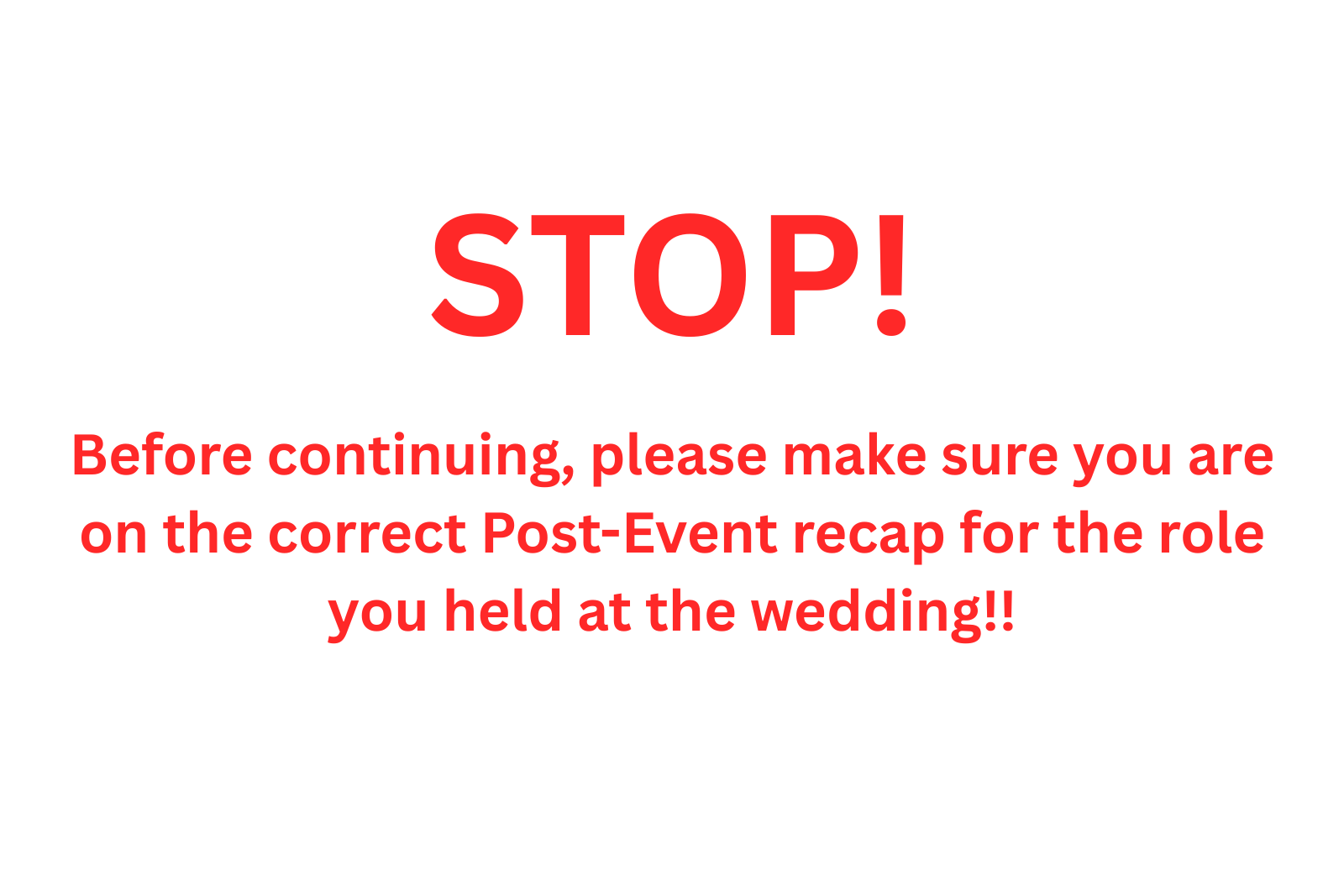 Stop Event Post-Event-Recap — the main event by emily