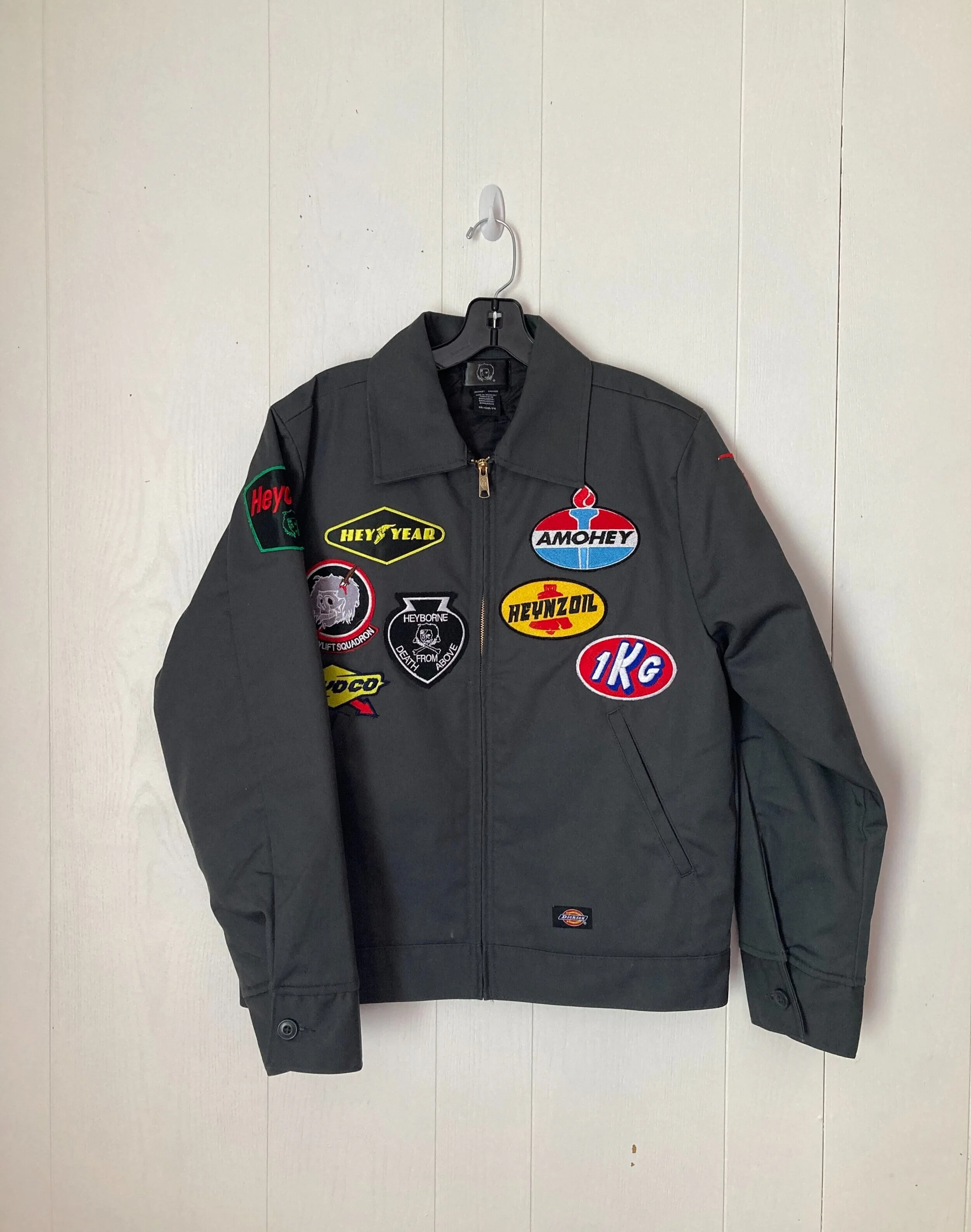 INDUSTRIAL PATCHWORK JACKET "CHARCOAL OG"