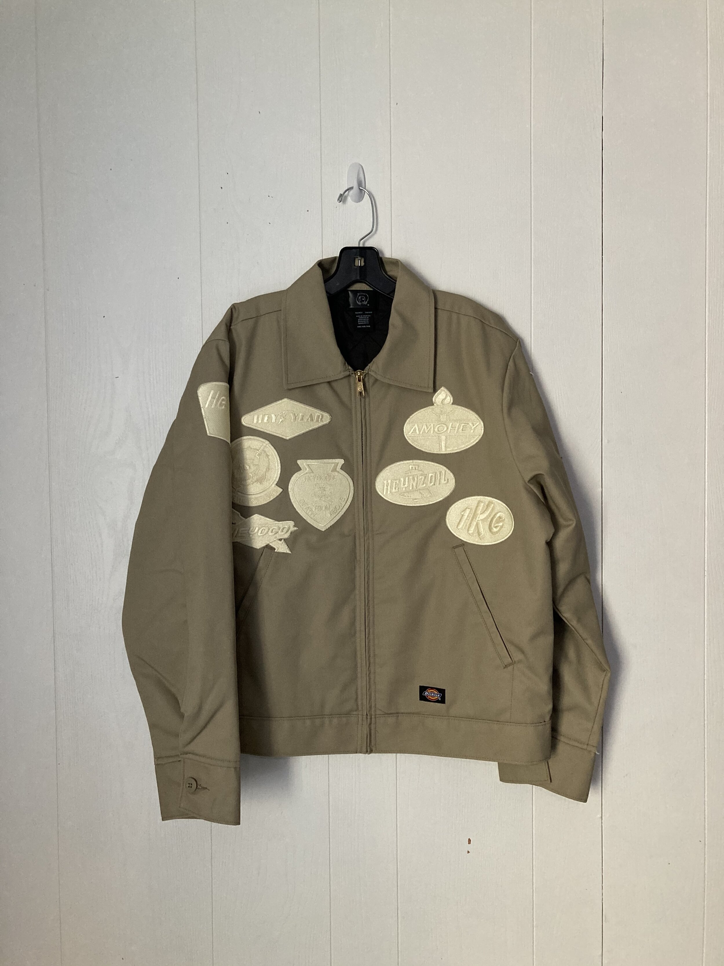 INDUSTRIAL PATCHWORK JACKET 'KHAKI'