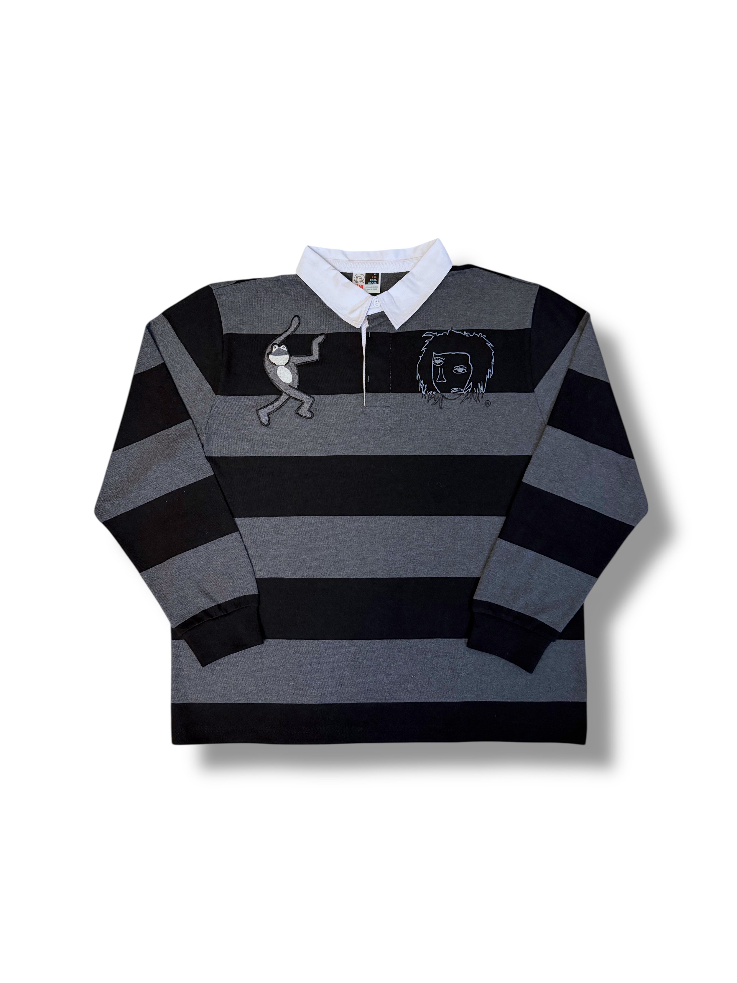 BIG GREYSCALE HUEY H. RUGBY