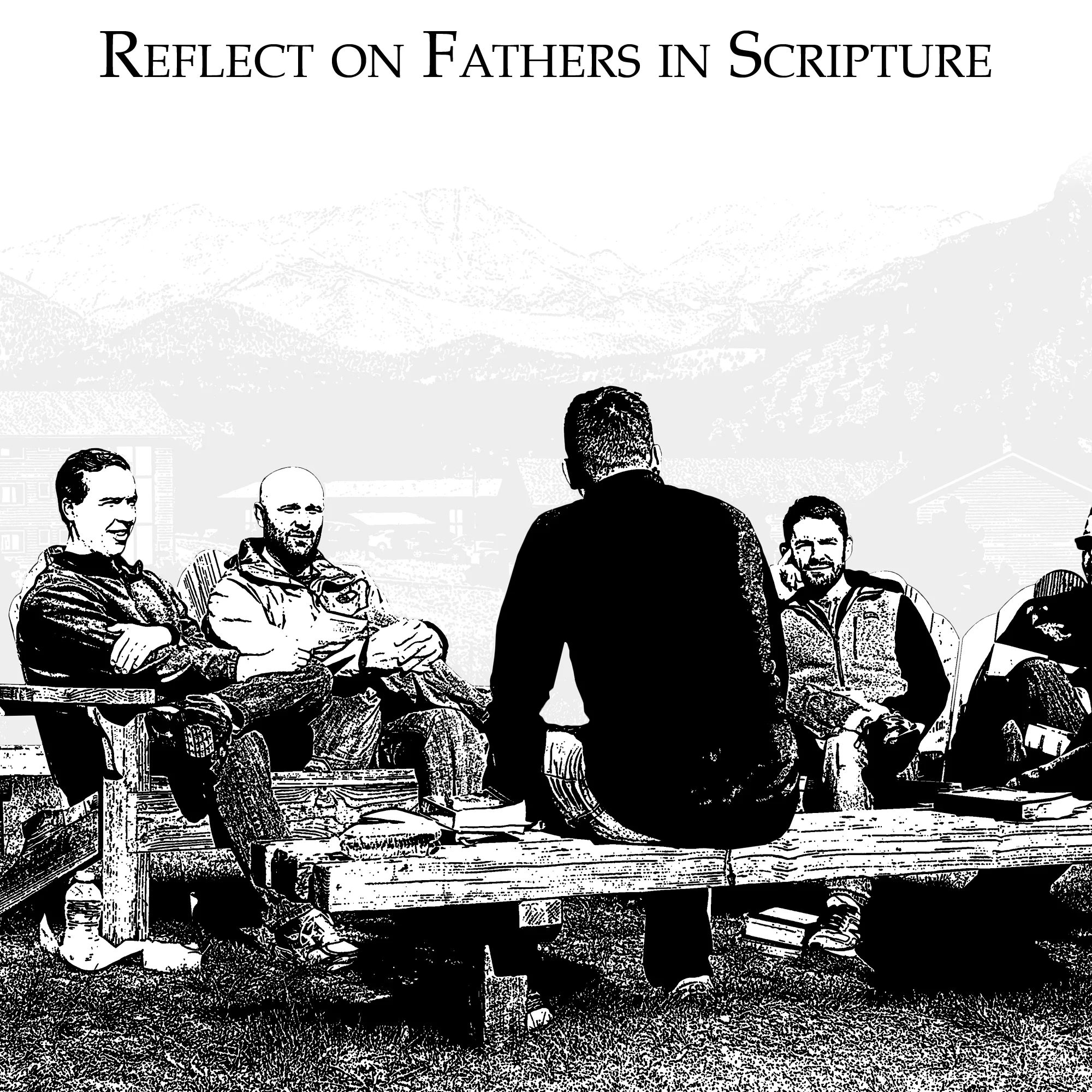 Men reflect on the fatherhood of characters in scripture and discuss the correlation to their own lives.