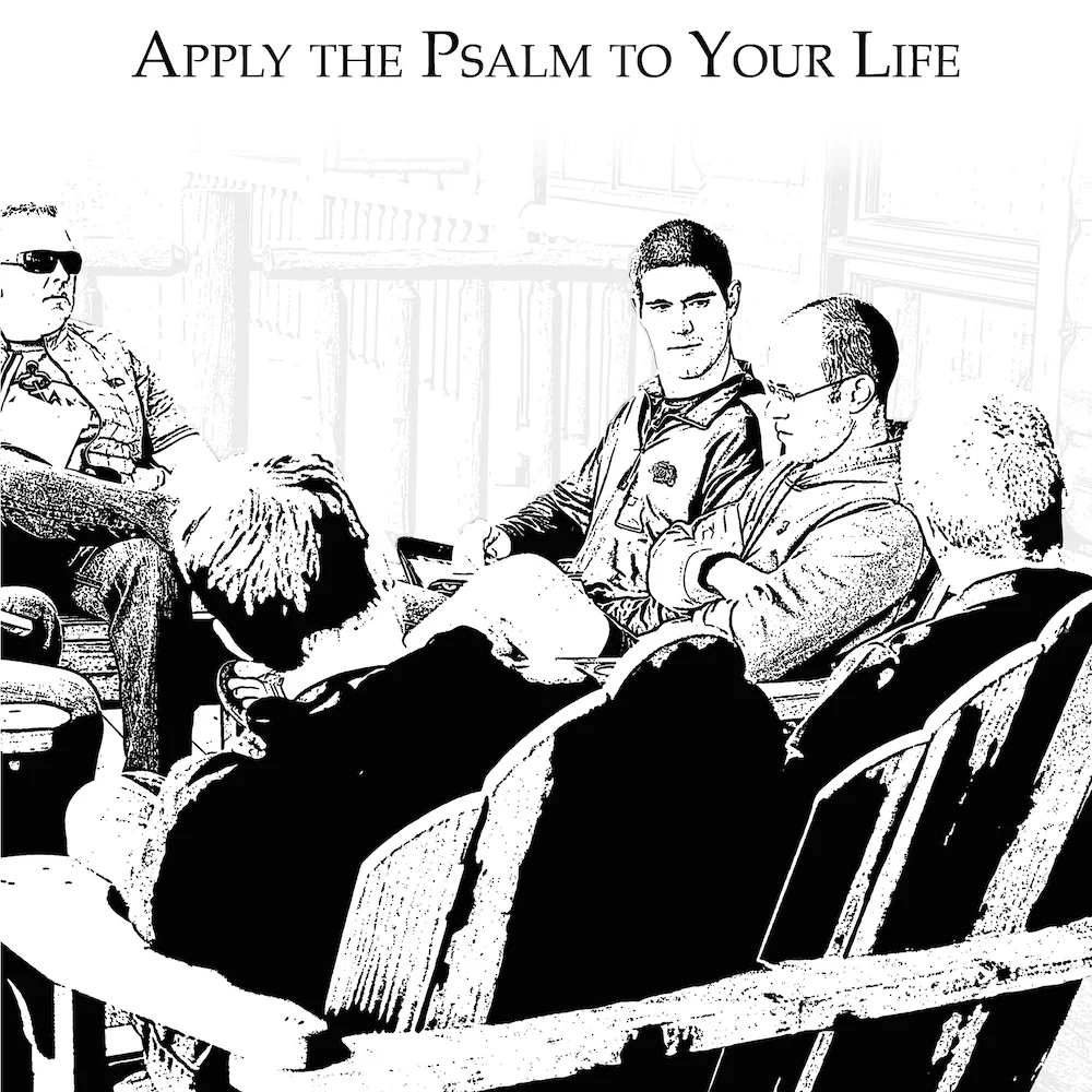 Men share reflections on how the Word of God in the Psalm just read intersects with their life today.