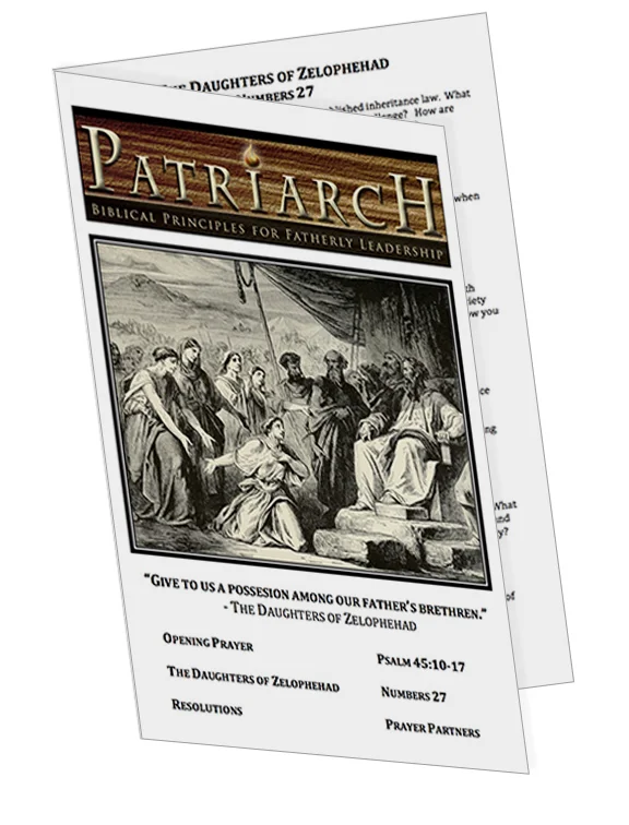 Numbers 27 — Patriarchmen.org