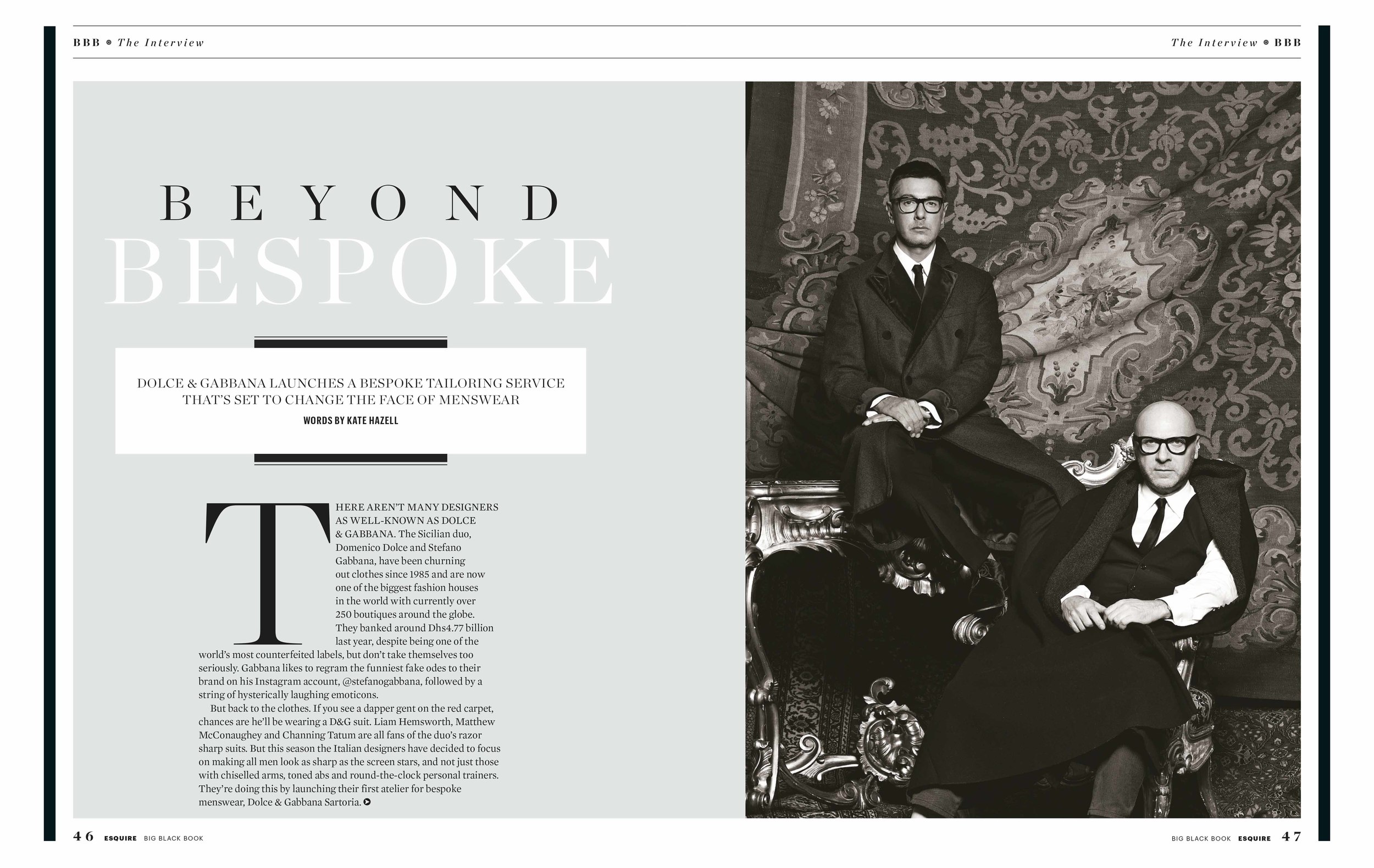Esquire Big Black Book SS15
