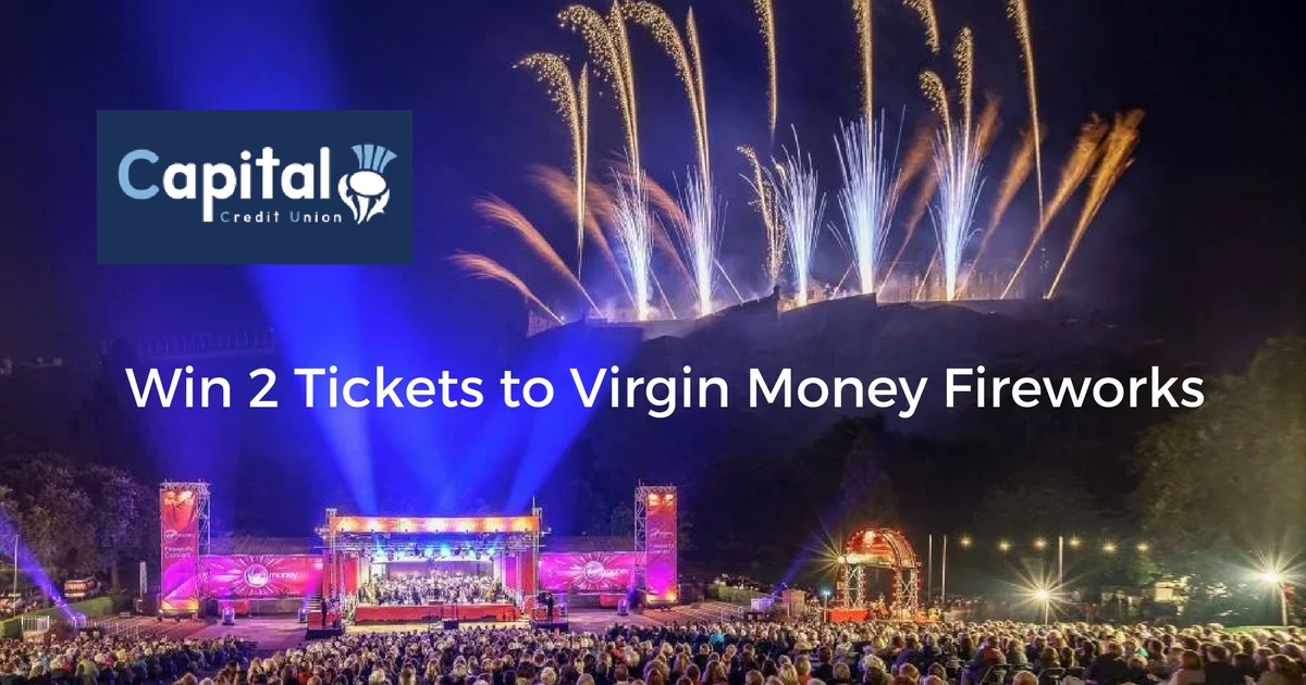 To celebrate the Edinburgh International Festival, Capital Credit Union is offering a lucky winner the chance to win 2 tickets to the Virgin Money Fireworks Concert on 28 August in Princes Street Gardens. Photograph (c) Studio 2 Photography : used with permission.