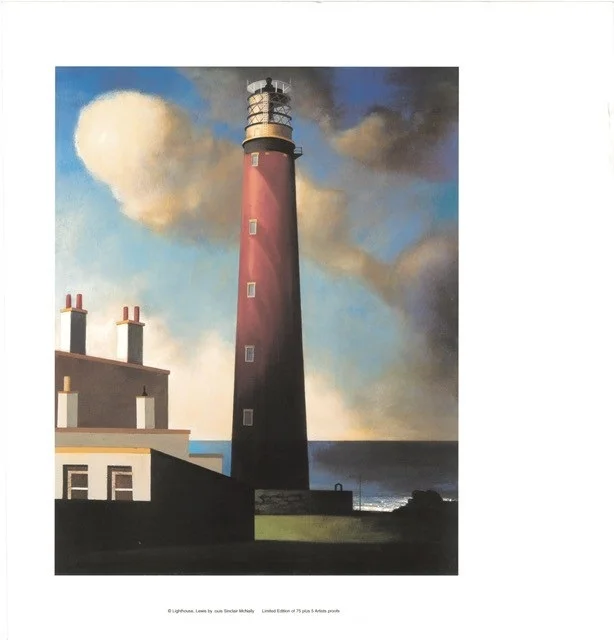 Lighthouse, Lewis (US) By Louis Sinclair McNally 40cm (w) x 30.5 (h) Image 61cm (w) x 64 (h) Paper.jpg