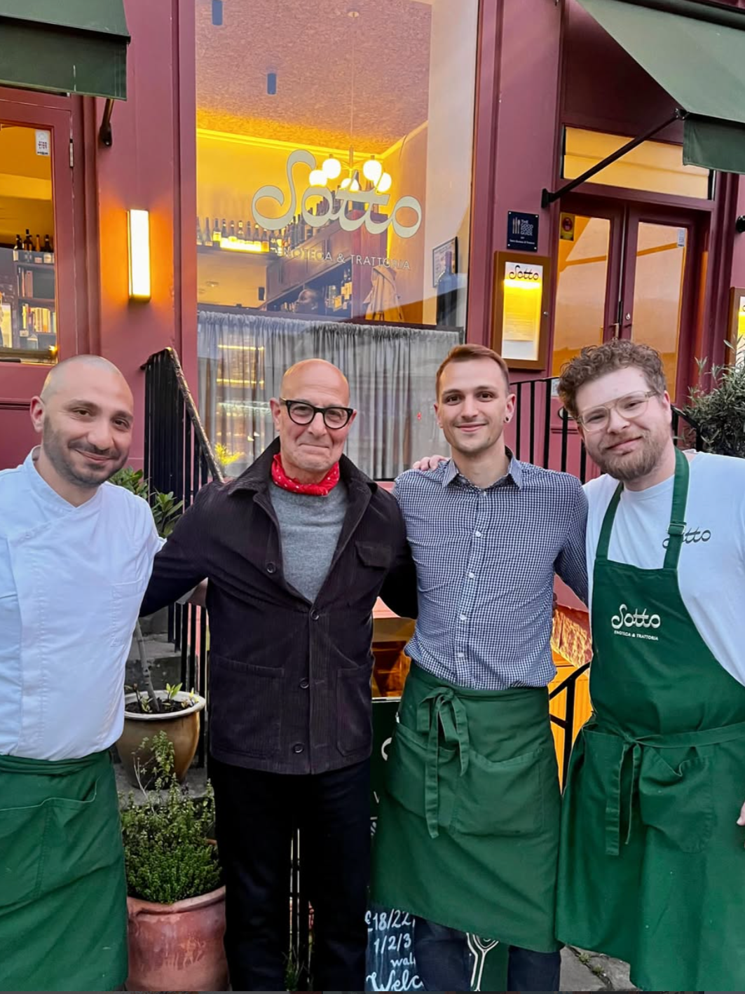 Stanley Tucci Visits Two of Stockbridge's Favourite Italian Restaurants