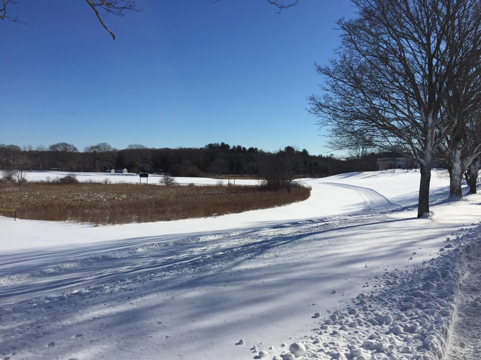 Friday Morning - Pingree School is Groomed, More Trails To Be Done Later Today