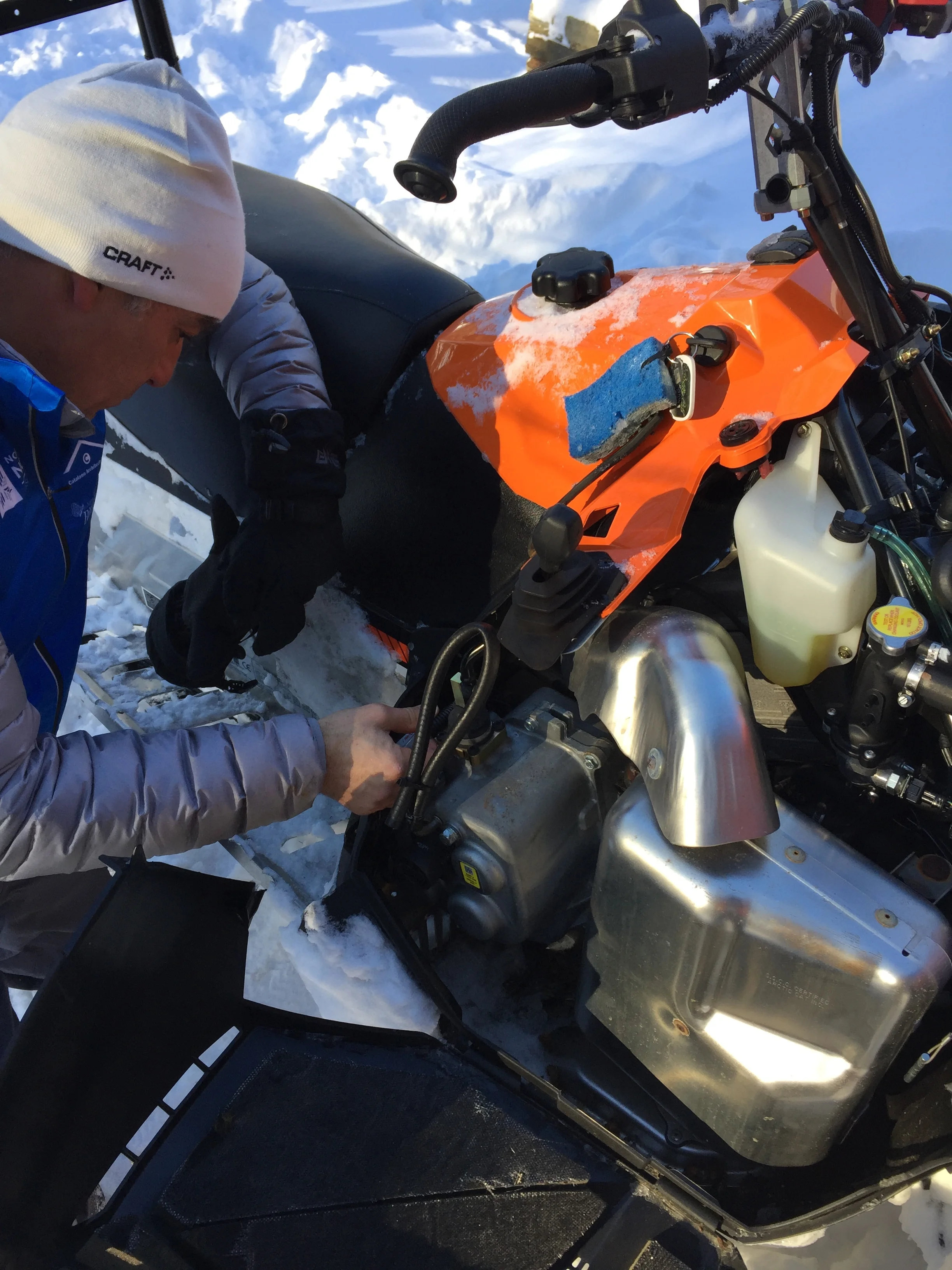 The inglorious side of grooming: Delving into the mysteries of sled transmission sensor wire troubleshooting. 