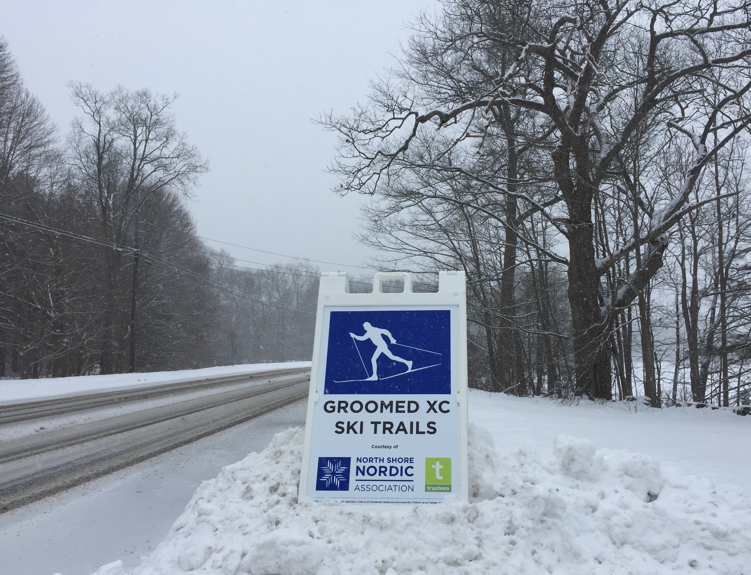 A great day for some cross country skiing.