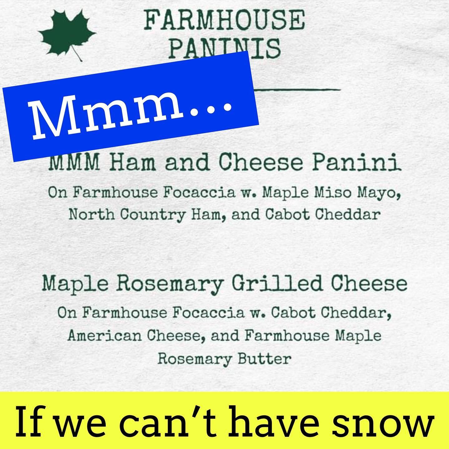 While we would have preferred to visit @appletonfarms when we have plenty of snow on the ground, this Sunday&rsquo;s Farmhouse Cafe menu selections are another great reason to visit! (Sunday 10-4)