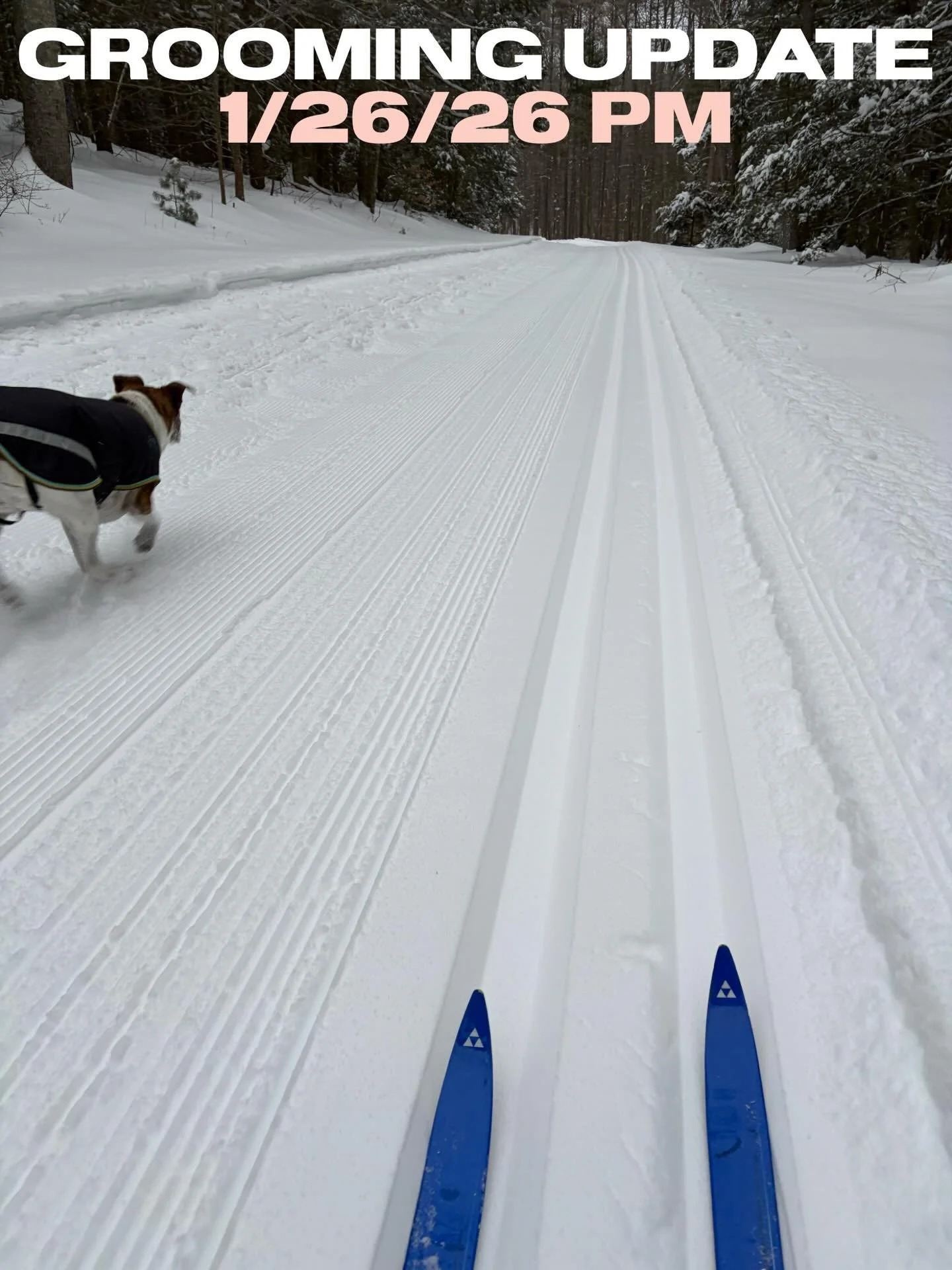Six of our groomers (Dan, Andy, Tony, Jack, Aidan, Matt, and Greg!) were on trail - or repairing equipment- for more than 30 hours today, from 5 AM to 5 PM! Let&rsquo;s all salute their commitment!💪🤙👏

Thanks to their unselfish efforts, the trails