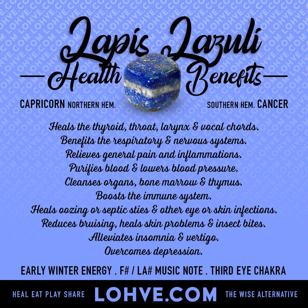 The Health Benefits Of Lapis Lazuli — LOHVE — The Wise Alternative