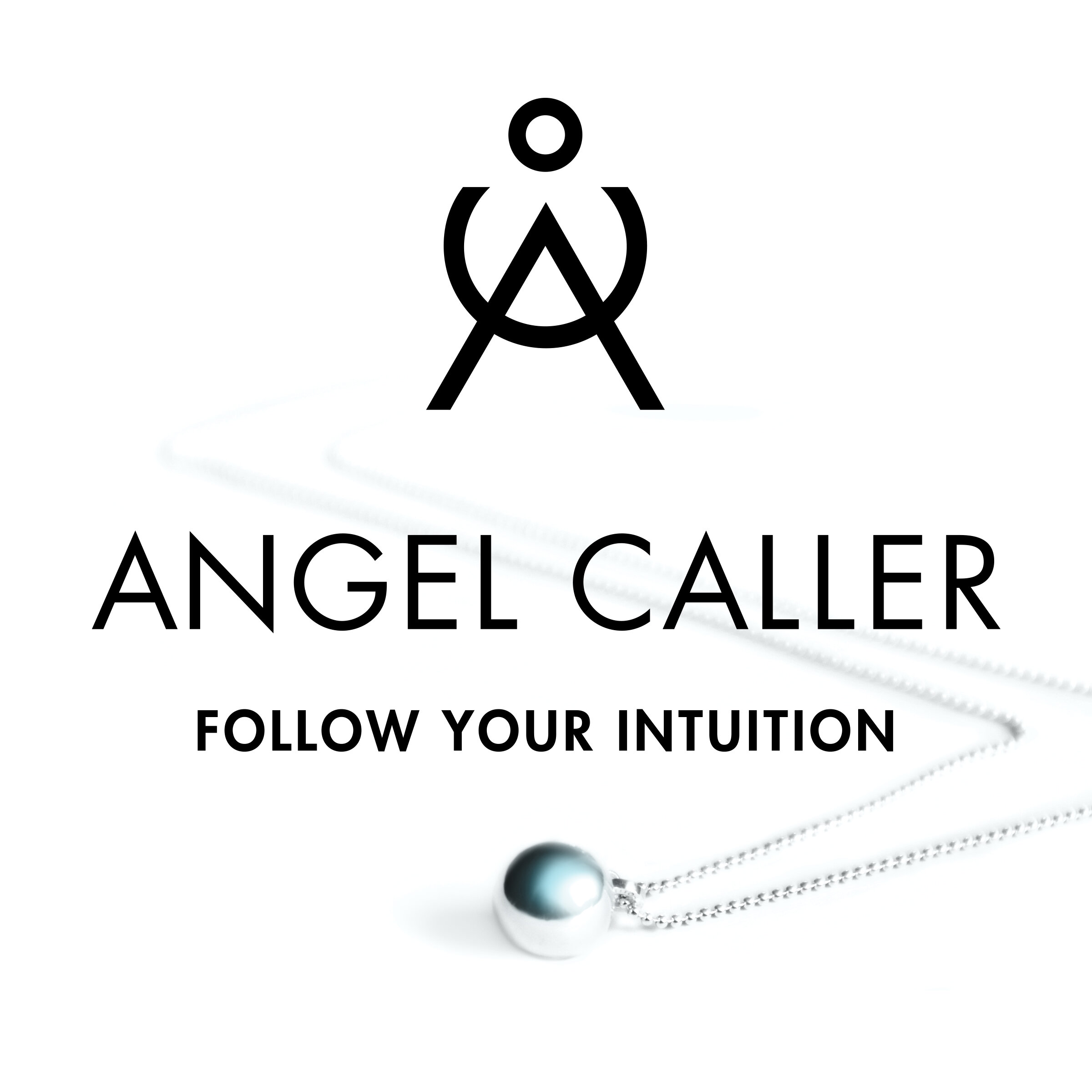 The Italian Sterling Silver Angel Caller Chime Necklace