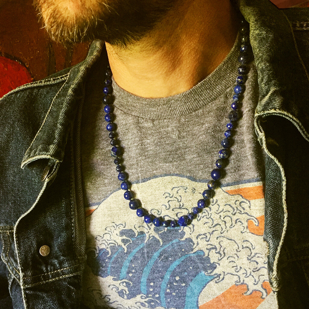 Blue Alchemist Necklace . Lapis Lazuli