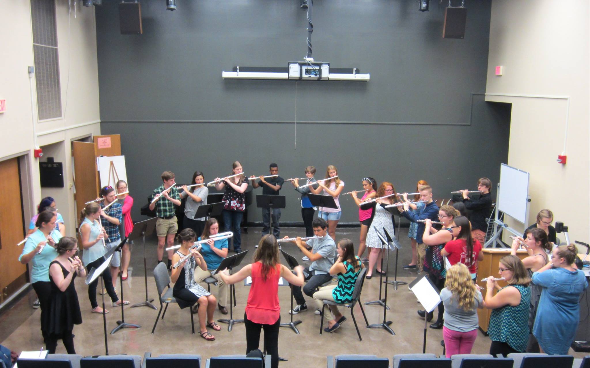 Lexington Flutist with Flute Choir