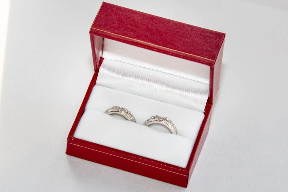 These beautiful rings; used in the exchanging of rings as the brides exchange their vows. #loveislove