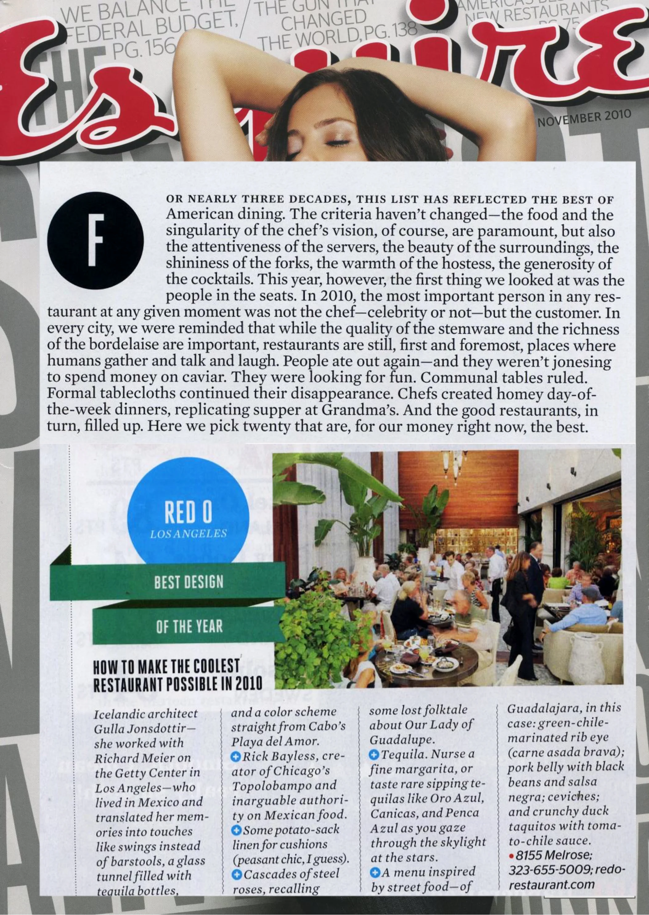   ESQUIRE  NOVEMBER 2010 