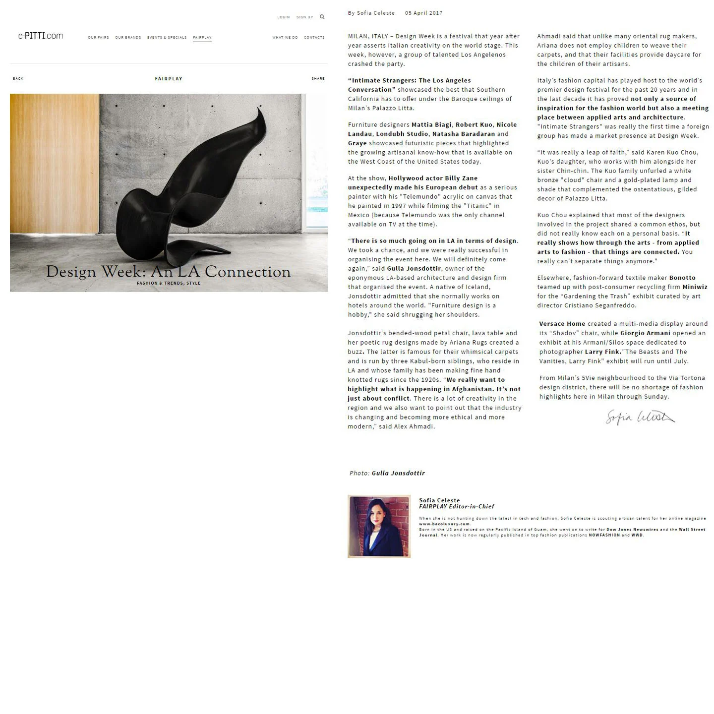   E PITTI.COM  APRIL 2017 