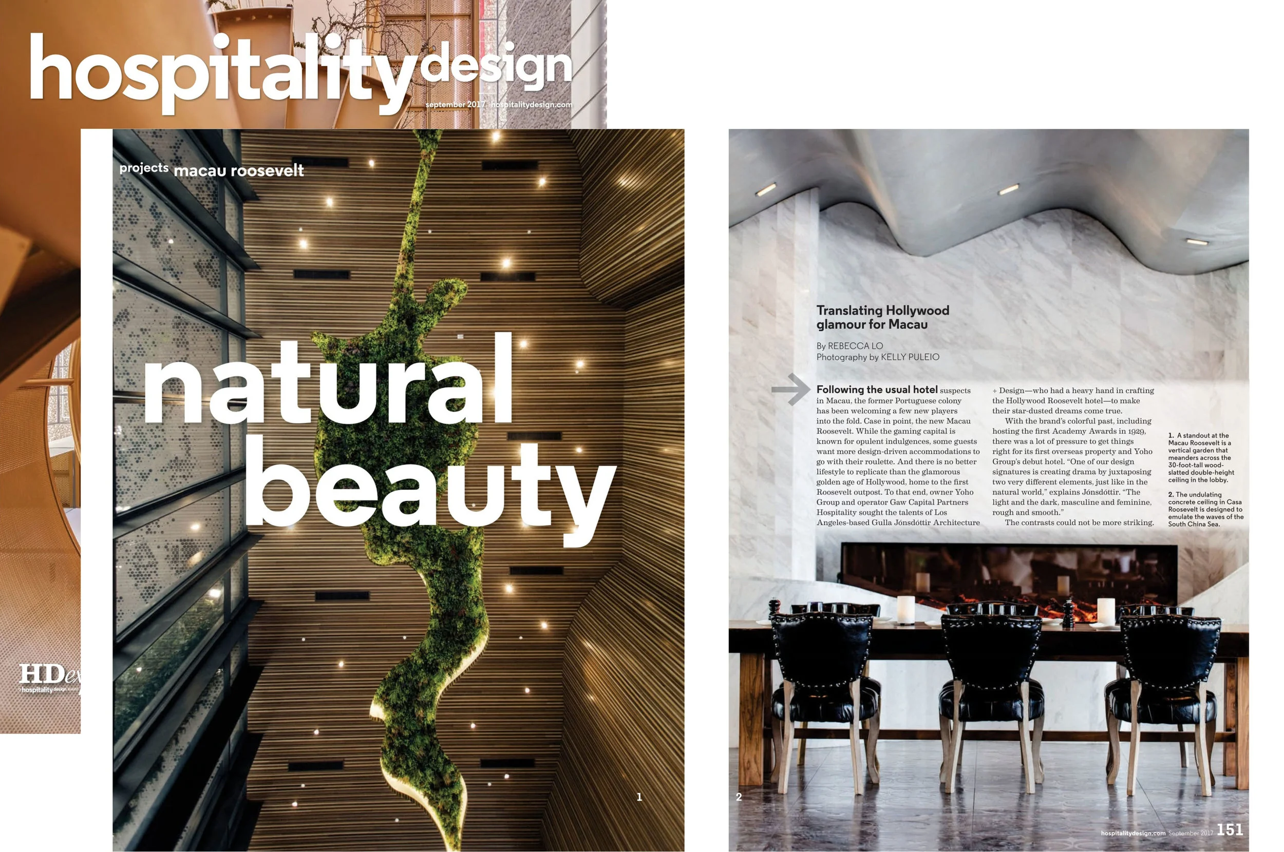   HOSPITALITY DESIGN  SEPTEMBER 2017 